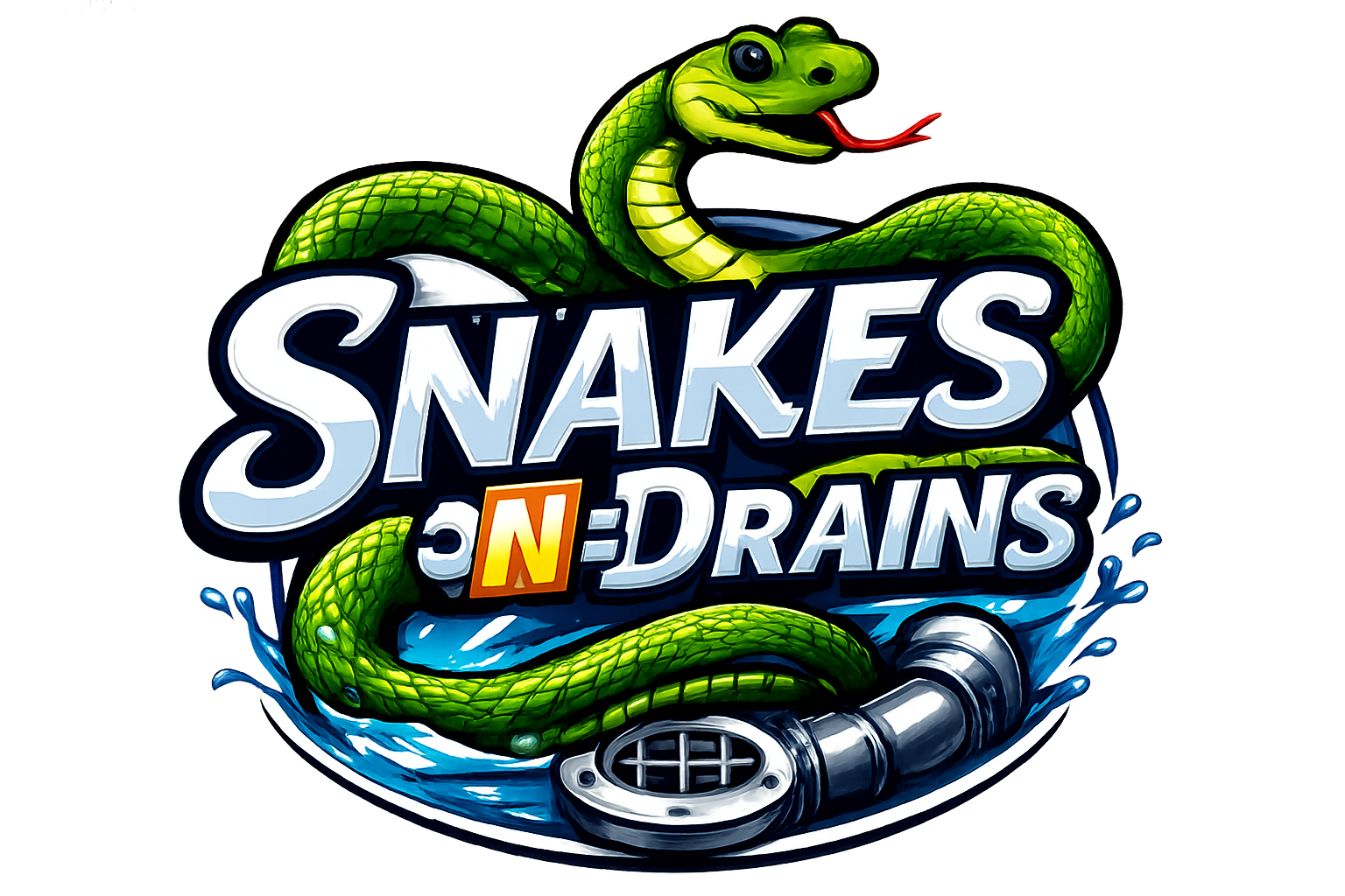 Snakes N Drains Plumbing Services Logo